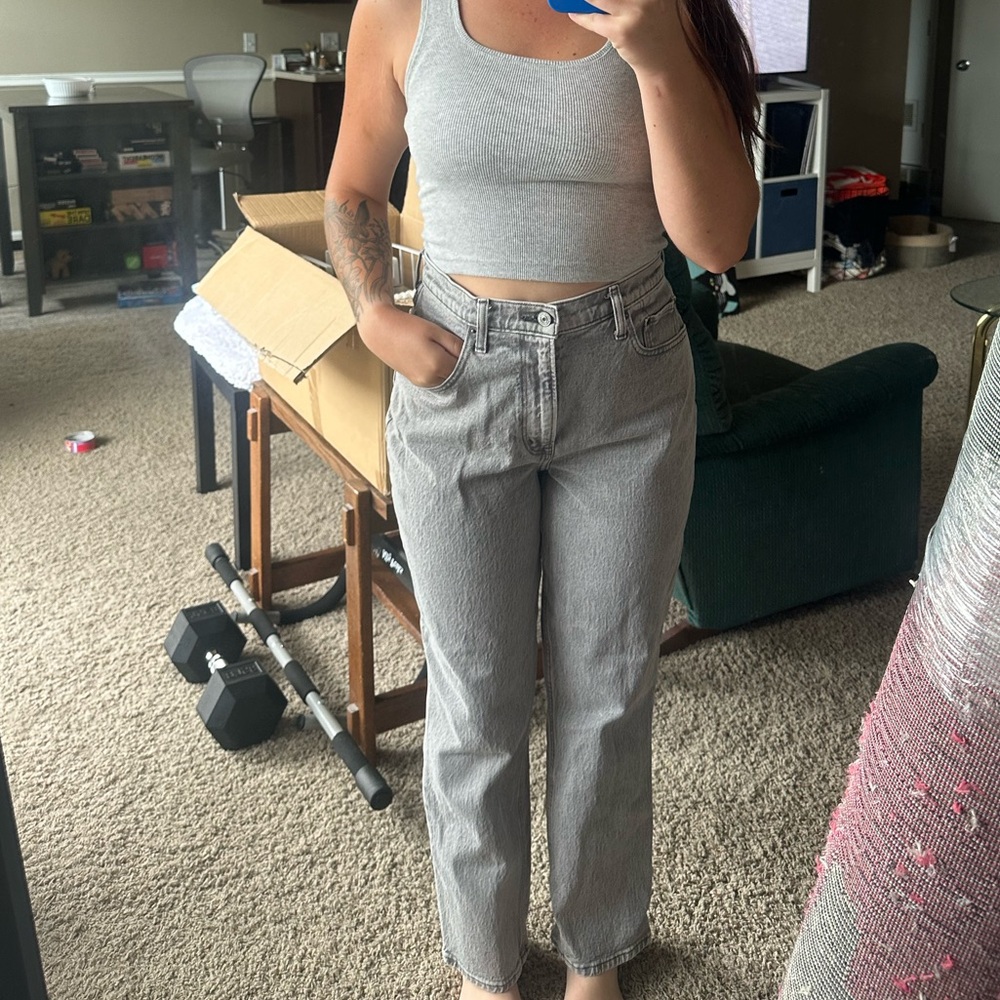 Gray Women's Jeans